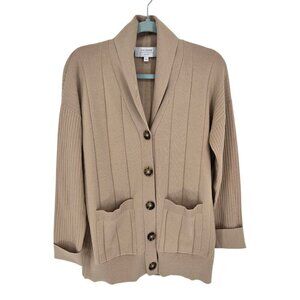 La Ligne New York XS Plunge neckline button long sleeve Molly cardigan sweater